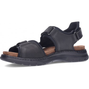 FLUCHOS Kairo F1773 Herrensandalen NEGRO