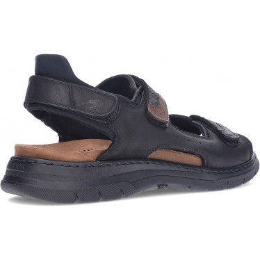FLUCHOS Kairo F1773 Herrensandalen NEGRO