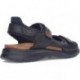 FLUCHOS Kairo F1773 Herrensandalen NEGRO