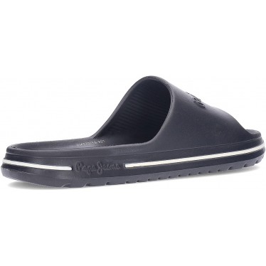 PEPE JEANS Beach Slide Herren Flip-Flops PMS70159 BLACK