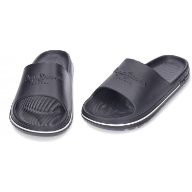 PEPE JEANS Beach Slide Herren Flip-Flops PMS70159 BLACK