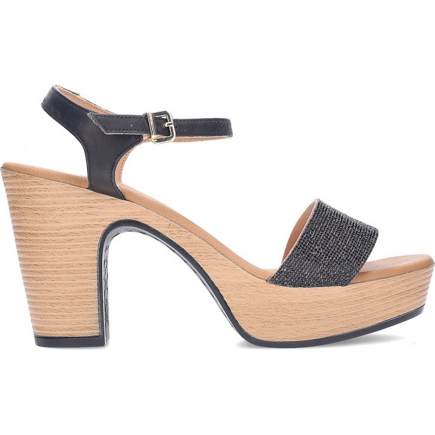 Pedro Miralles Estella 15425 Absatzsandalen NEGRO