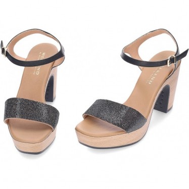 Pedro Miralles Estella 15425 Absatzsandalen NEGRO