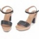 Pedro Miralles Estella 15425 Absatzsandalen NEGRO