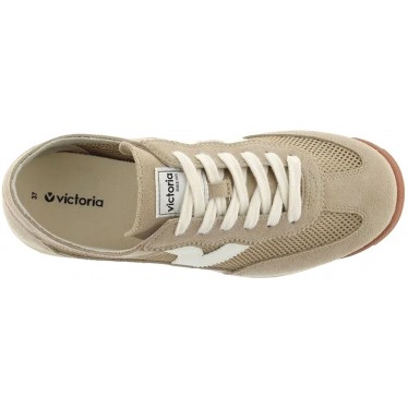 Victoria 1158105 Saturno Wildleder Damen Sportschuhe BEIGE
