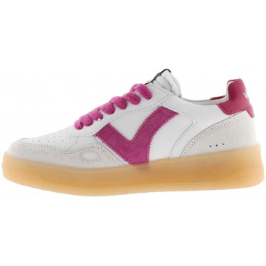 Victoria 1257129 Seoul Damen-Sneaker in Lederoptik FUCSIA