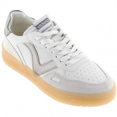 Victoria 1257130 Seoul Damen-Sportschuh in Lederoptik ACERO