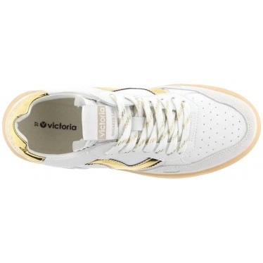 Victoria 1257130 Seoul Damen-Sportschuh in Lederoptik ORO
