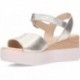 PEPE SAENZ PS11440 Damensandalen PLATINO