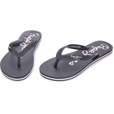 PEPE JEANS Bay Beach Flip-Flops PLS70124 BLACK