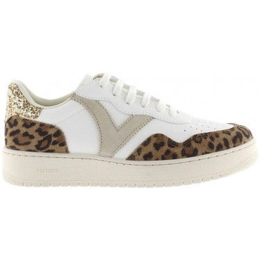 Damen-Sportbekleidung Victoria 1258266 Madrid Suede LEOPARDO