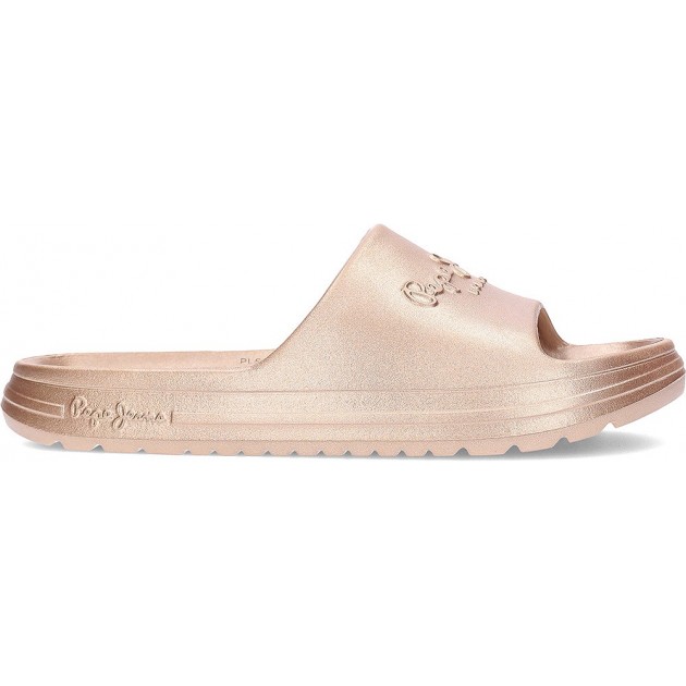 PEPE JEANS Beach Slidemet Flip-Flops PLS70165 GOLD PEPE JEANS Beach Slidemet Flip-Flops PLS70165 GOLD