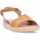 FLUCHOS Gandia D9464 Damensandalen CAMEL_CUERO