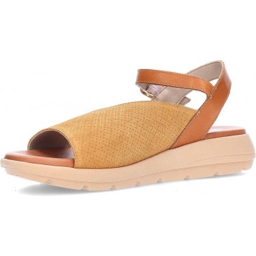 FLUCHOS Gandia D9464 Damensandalen CAMEL_CUERO