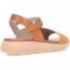 FLUCHOS Gandia D9464 Damensandalen CAMEL_CUERO