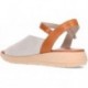 FLUCHOS Gandia D9464 Damensandalen PORCELANA_CUERO