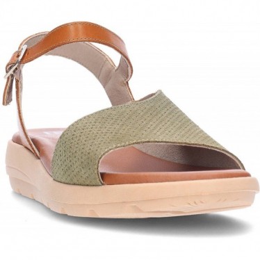 FLUCHOS Gandia D9464 Damensandalen KAKI_CUERO