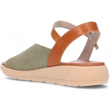 FLUCHOS Gandia D9464 Damensandalen KAKI_CUERO