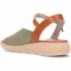 FLUCHOS Gandia D9464 Damensandalen KAKI_CUERO