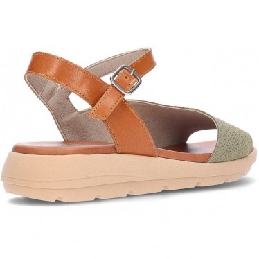 FLUCHOS Gandia D9464 Damensandalen KAKI_CUERO