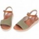 FLUCHOS Gandia D9464 Damensandalen KAKI_CUERO
