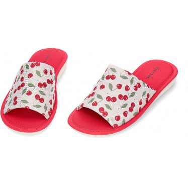 Garzon Cherry P400 Damen Slipper ROJO