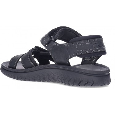 CLARKS WESLEY Herren Sandalen BLACK