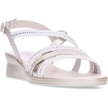 24 HOURS 26519 Damen Riemchensandale PLATINO