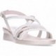 24 HOURS 26519 Damen Riemchensandale PLATINO