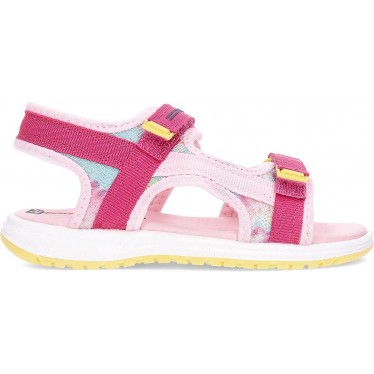 Pablosky 981780 Camping-Sandalen für Mädchen PINK_YELLOW