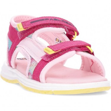 Pablosky 981780 Camping-Sandalen für Mädchen PINK_YELLOW