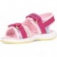 Pablosky 981780 Camping-Sandalen für Mädchen PINK_YELLOW