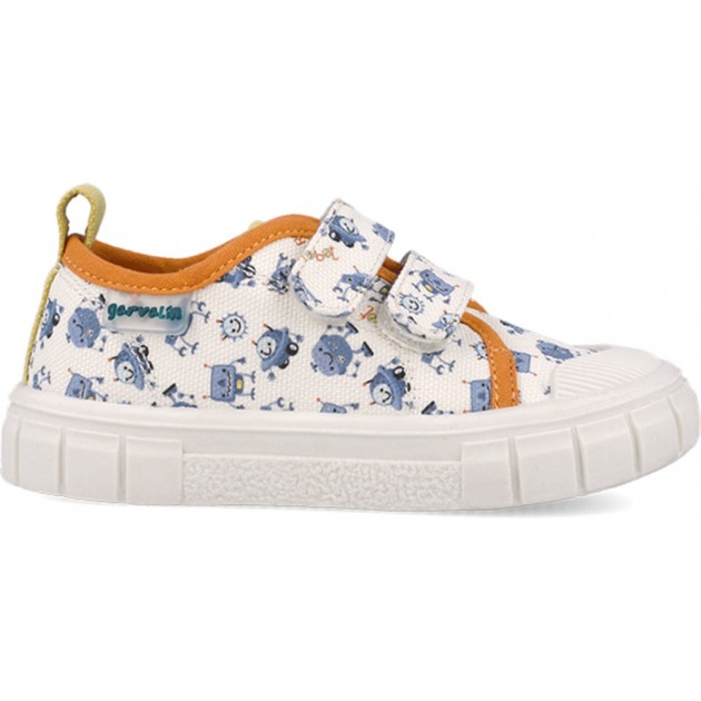 Garvalin 252382 Canvas-bedruckte respektvolle Sportschuhe für Jungen BLANCO_A050 Garvalin 252382 Canvas-bedruckte respektvolle Sportschuhe für Jungen BLANCO_A050