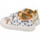 Garvalin 252382 Canvas-bedruckte respektvolle Sportschuhe für Jungen BLANCO_A050