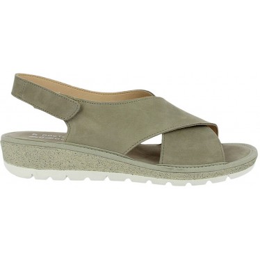 Doctor Cutillas 35410 Damen Sandalen mit überkreuzten Riemen TAUPE