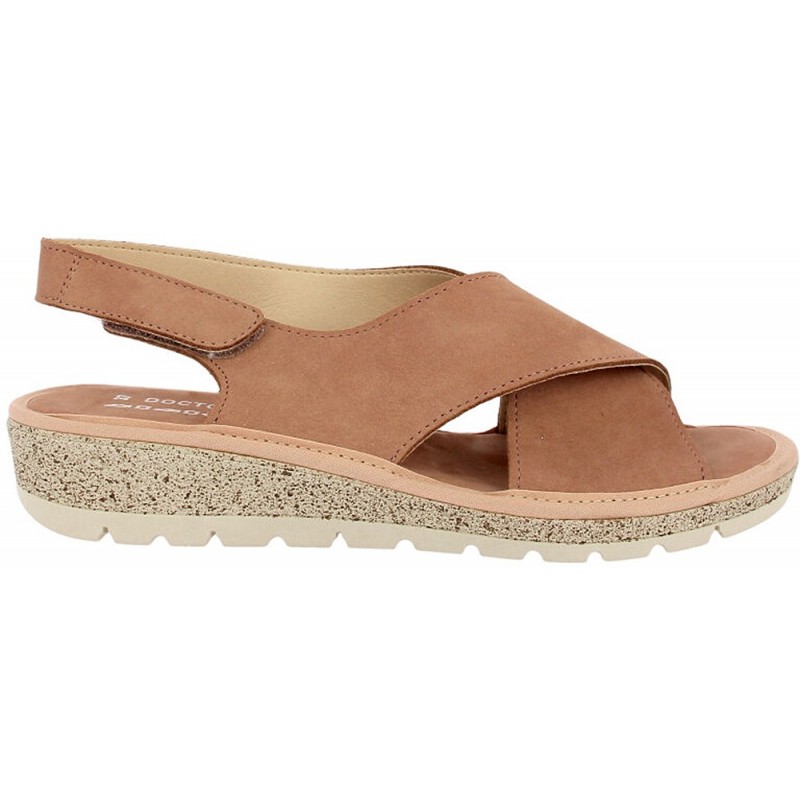 Doctor Cutillas 35410 Damen Sandalen mit überkreuzten Riemen NUDE