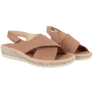 Doctor Cutillas 35410 Damen Sandalen mit überkreuzten Riemen NUDE