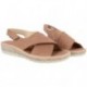 Doctor Cutillas 35410 Damen Sandalen mit überkreuzten Riemen NUDE