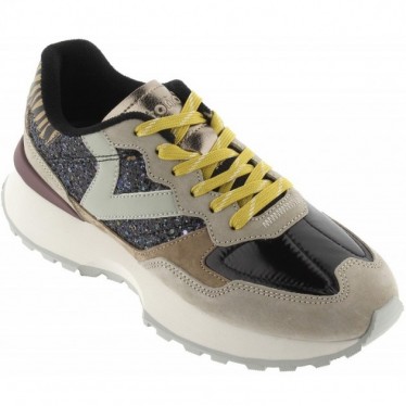 Victoria 8807103 Rush Metall-Glitzer-Sneaker NEGRO