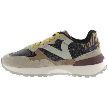 Victoria 8807103 Rush Metall-Glitzer-Sneaker NEGRO