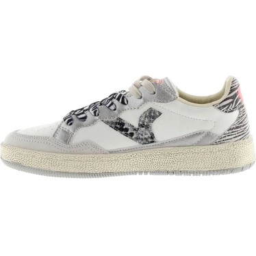 VICTORIA Smash Sneakers aus Leder im Animal-Mix 8806109 GRIS