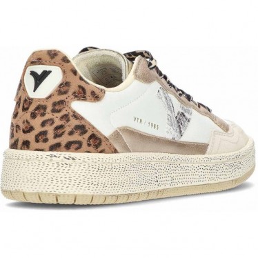 VICTORIA Smash Sneakers aus Leder im Animal-Mix 8806109 BEIGE