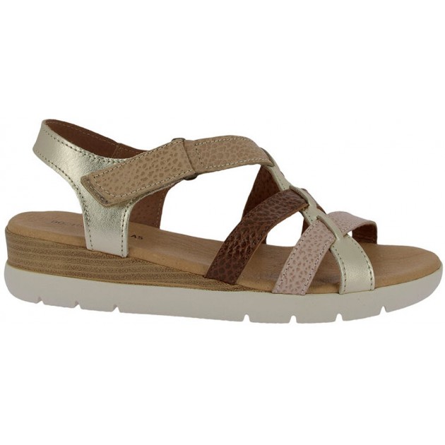 Doctor Cutillas Damensandalen 37853 Selbstklebend PLATINO Doctor Cutillas Damensandalen 37853 Selbstklebend PLATINO