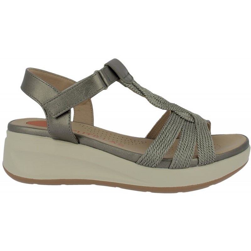 Doctor Cutillas 31616 Geflochtene Damensandalen ACERO