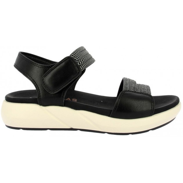 Doctor Cutillas 31408 Elastische Damensandalen NEGRO