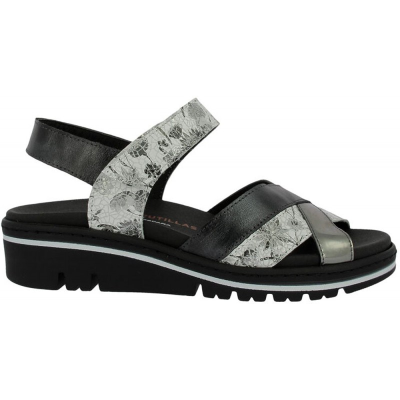 Doctor Cutillas Damensandalen 36149 Selbstklebend NEGRO
