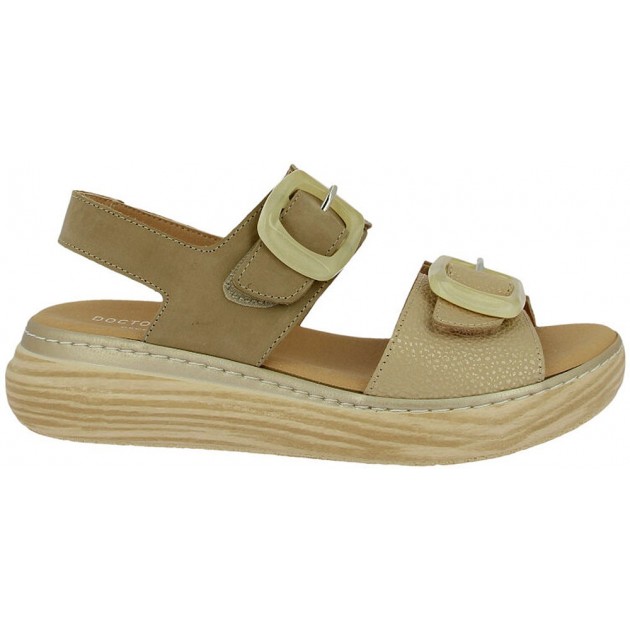 Doctor Cutillas 46019 Selbstklebende Damensandalen TAUPE Doctor Cutillas 46019 Selbstklebende Damensandalen TAUPE
