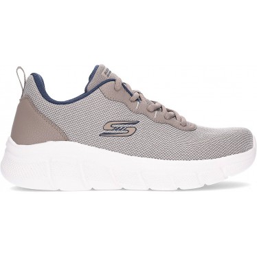 Turnschuhe SKECHERS Bobs B Flex Icy Edge 118109 TAUPE