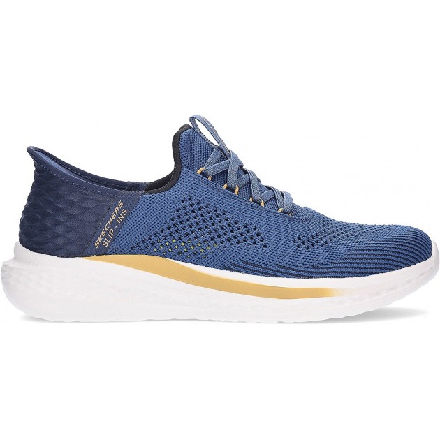 Turnschuhe SKECHERS Slip-ins Relaxed Fit 210810 BLUE Turnschuhe SKECHERS Slip-ins Relaxed Fit 210810 BLUE