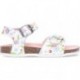 Pablosky Bio 439604 Mädchen-Sandalen BLANCO_FANTASIA